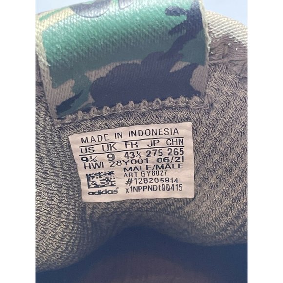 Adidas Kaptir 2.0 Orbit Green & Black Men's Size 9.5 Running Shoes GY8027 - Picture 9 of 10